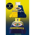 Taç Fenerbahçe Battaniye + Yatak Örtüsü + Yastık Kılıfı + Yastık 4 Parça Lacivert