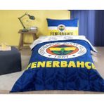 Taç - Fenerbahçe Lisanslı Nevresim Takımı Tek Kişilik 160 x 220 cm - Sarı - Lacivert