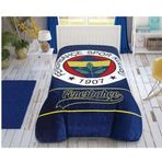 Taç Fenerbahçe Striped Lisanslı Yeni Sezon Tek Kişilik Battaniye