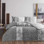 Taç Flanel Kışlık Nevresim Takımı Mısty Çift Kişilik Gri - 200 x 220 cm
