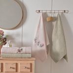 Taç Floret Bambu Somon Camel Hamam Seti