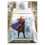 Taç Frozen 2 Sisters Tek Kişilik Pike Takımı