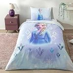 Taç Frozen Diamond Standart Pamuk Nevresim Takımı, Mavi, Tek Kişilik