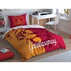 Taç Galatasaray Aslan Logo Lisanslı Tek Kişilik Nevresim Takımı Set