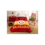 Taç Galatasaray Klasik Aslan Lisanslı Tek Kişilik Battaniye - Kırmızı - 160 x 220 cm