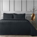 Taç Glory Çift Kişilik Yatak Örtüsü Takımı Antrasit - 250 x 260 cm