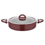 Taç Granit 20 cm Basık Teflon Pilav - Karnıyarık Tenceresi