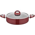 Taç Granit 24 cm Basık Tencere
