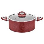 Taç Granit 26 cm Teflon Derin Tencere
