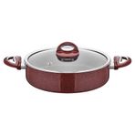 Taç Granit 32 cm Teflon Basık Tencere