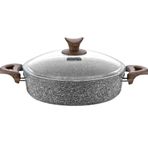 Taç Granit Plus Gri 26 cm Karnıyarık Tencere