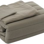 Taç Jersey Natura Düz%100 Pamuk Yorgan Seti, Taş, Tek Kişilik (Yorgan: 155x215 cm/Çarşaf: 180x260 cm/Yastık Kılıfı: 50x70 cm)