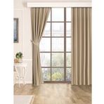 Taç Karartma Blackout Pilesiz Kum Beji 80x270 cm Fon Perde