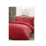 Taç Kırmızı Premium Basic King Size Pamuk Saten Nevresim Takımı