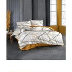 Taç Kristal Ranforce Prizma Çift Kişilik Nevresim Takımı - Sarı - 200 x 220 cm