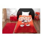 Taç Kristal Taç Lisanslı Mıckey Mouse Classıc Red Bat Battaniye