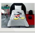 Taç Kristal Taç Yeni Sezon Lisanslı Mıckey Mouse Battaniye - 160 x 220 cm - Gri