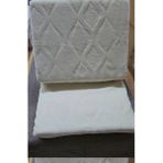 Taç Kristal Tek Kişilik Kalın Kabartma Emboss Battaniye - 160 x 220 cm - Açık Krem