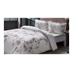 Taç Liara Beyaz Çift Kişilik Nevresim Takımı