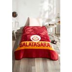Taç Lisanslı Battaniye Galatasaray Aslan Tek Kişilik
