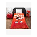 Taç Lisanslı Battaniye Mickey Mouse Classic Red Tek Kişilik Çok Renkli