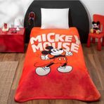 Taç Lisanslı Battaniye Mickey Mouse Classic Red Tek Kişilik