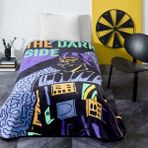 Taç Lisanslı Battaniye Star Wars Cosmic Tek Kişilik - 160 x 220 cm - Mor