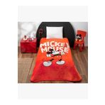 Taç Lisanslı Disney Mickey Mouse Classic Red Tek Kişilik Battaniye