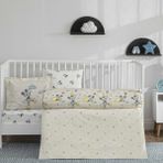Taç Lisanslı Disney Mickey Mouse Dream Baby Pamuk Bebek Nevresim Takımı - Ekru - 100 x 150 cm