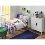 Taç Lisanslı Disney Mickey Sketch Bebek Nevresim Takımı