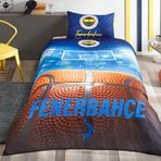 Taç Lisanslı Fenerbahçe Basketbol Nevresim Takımı Çok Renkli Tek Kişilik