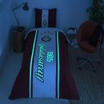 Taç Lisanslı Galatasaray 1905 Glow Tek Kişilik Pamuk Nevresim Takımı - 160 x 220 cm - Renkli