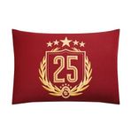 Taç Lisanslı Galatasaray 25.Şampiyonluk 50x70 cm Yastık Kılıfı