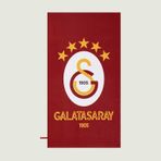 Taç Lisanslı Galatasaray Aslan Microfiber Plaj Havlusu 000000001500225445 Çok Renkli