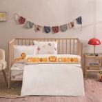 Taç Lisanslı Galatasaray Strip Baby Pamuk Nevresim Takımı - Beyaz - 100 x 150 cm