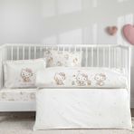 Taç Lisanslı Hello Kitty Cute Baby Pamuk Bebek Nevresim Takımı - Renkli - 100 x 150 cm