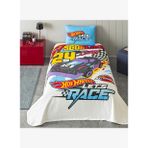 Taç Lisanslı Hot Wheels Fast Tek Kişilik Pamuk Pike Takımı