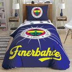 Taç Lisanslı Nevresim Takımı Fenerbahçe Lıght Glow Nevresim Takımı Çok Renkli Tek Kişilik