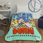 Taç Lisanslı Sonic Modern Tek Kişilik Battaniye - 160 x 220 cm - Çok Renkli