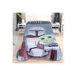 Taç Lisanslı Star Wars Mandalorian Battaniye