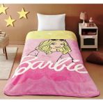 Taç Lisanslı Tek Kişilik Çocuk Battaniye (160X220)-BARBIE Girl Malibu Pembe - 160 x 220 cm