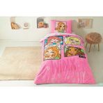 Taç Lisanslı Winx Girls Club Pamuk Tek Kişilik Nevresim Takımı - Renkli - 160 x 220 cm