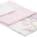 Taç Lucy Ranforce Çiçek Desenli%100 Pamuk Nevresim Takımı, Pembe, Tek Kişilik (Nevresim: 160x220 cm/Çarşaf: 180x260 cm/Yastık Kılıfı: 50x70 cm)