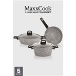Taç MaxxCook 5 Parça Granit Tencere Seti