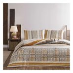 Taç Merald Flanel Çift Kişilik Nevresim Takımı Bej - 200 x 220 cm - Açık Kahverengi
