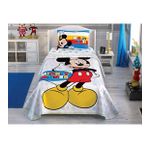 Taç Mickey Call Me Lisanslı Tek Kişilik Pike Takımı