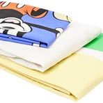 Taç Mickey Mouse Rainbow Lisanslı Karakter Baskılı%100 Pamuk Nevresim Takımı, Çok Renkli, Tek Kişilik (Nevresim: 160x220 cm/Lastikli Çarşaf: 100x200 cm / 1 Adet Yastık Kılıfı: 50x70 cm)