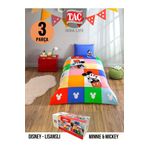Taç Minnie & Mickey 100 Disney Tek kişili Nevresim Takımı