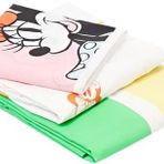 Taç Minnie Mouse Rainbow Lisanslı Karakter Baskılı%100 Pamuk Nevresim Takımı, Çok Renkli, Tek Kişilik (Nevresim: 160x220 cm/Lastikli Çarşaf: 100x200 cm / 1 Adet Yastık Kılıfı: 50x70 cm)