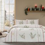 Taç Mistovia Glow Ranforce Çift Kişilik Nevresim Takımı Beyaz - 200 x 220 cm